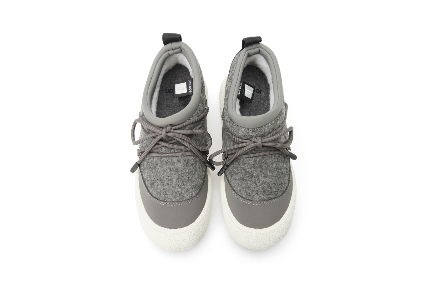 полуботинки 30241AW-0814 серый шерсть, фото 4